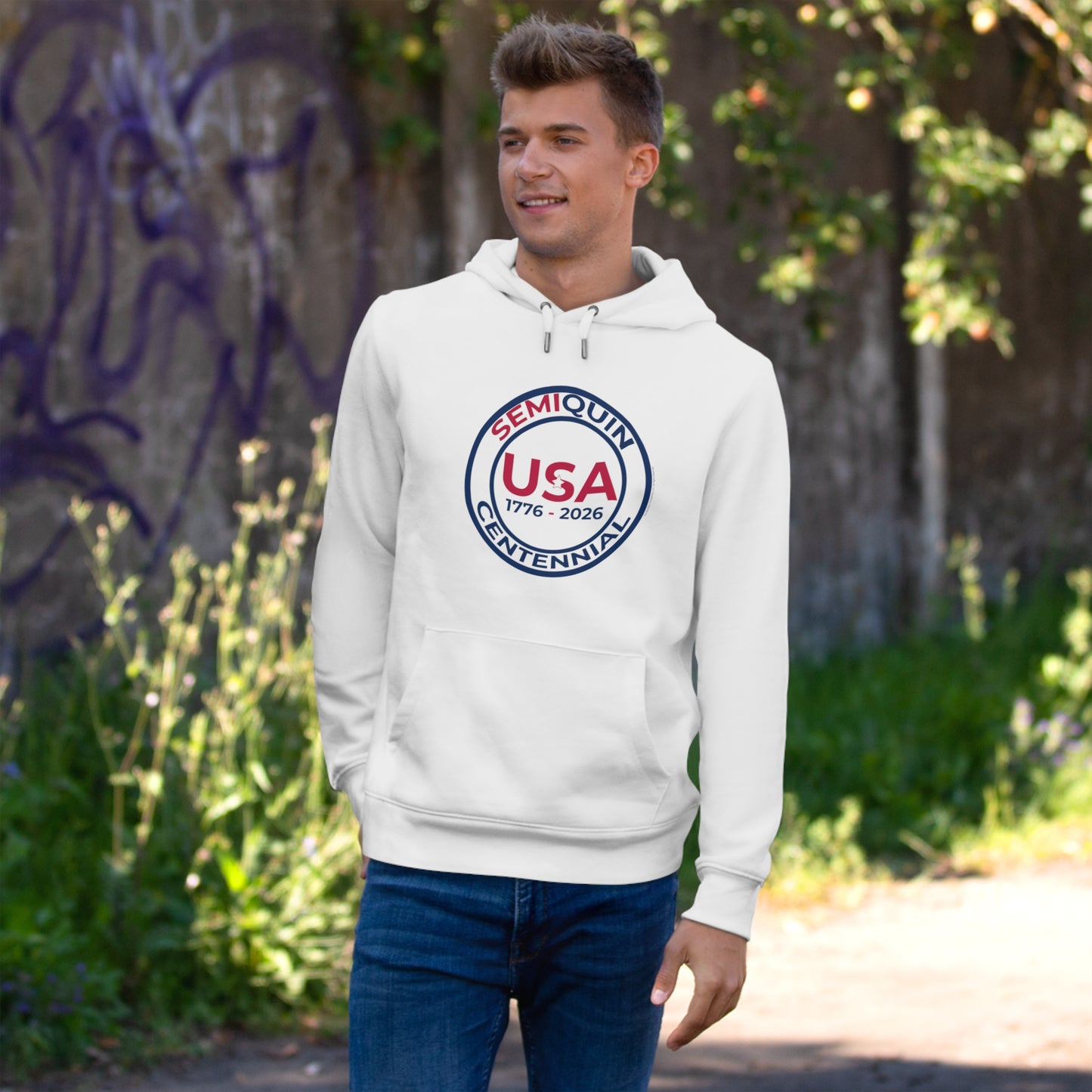 USA SemiQuin 1776-2026 Hoodie — Centennial Patriotic Sweatshirt