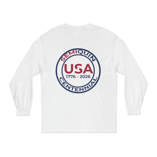 USA SemiQuin 1776–2026 Long Sleeve T-Shirt