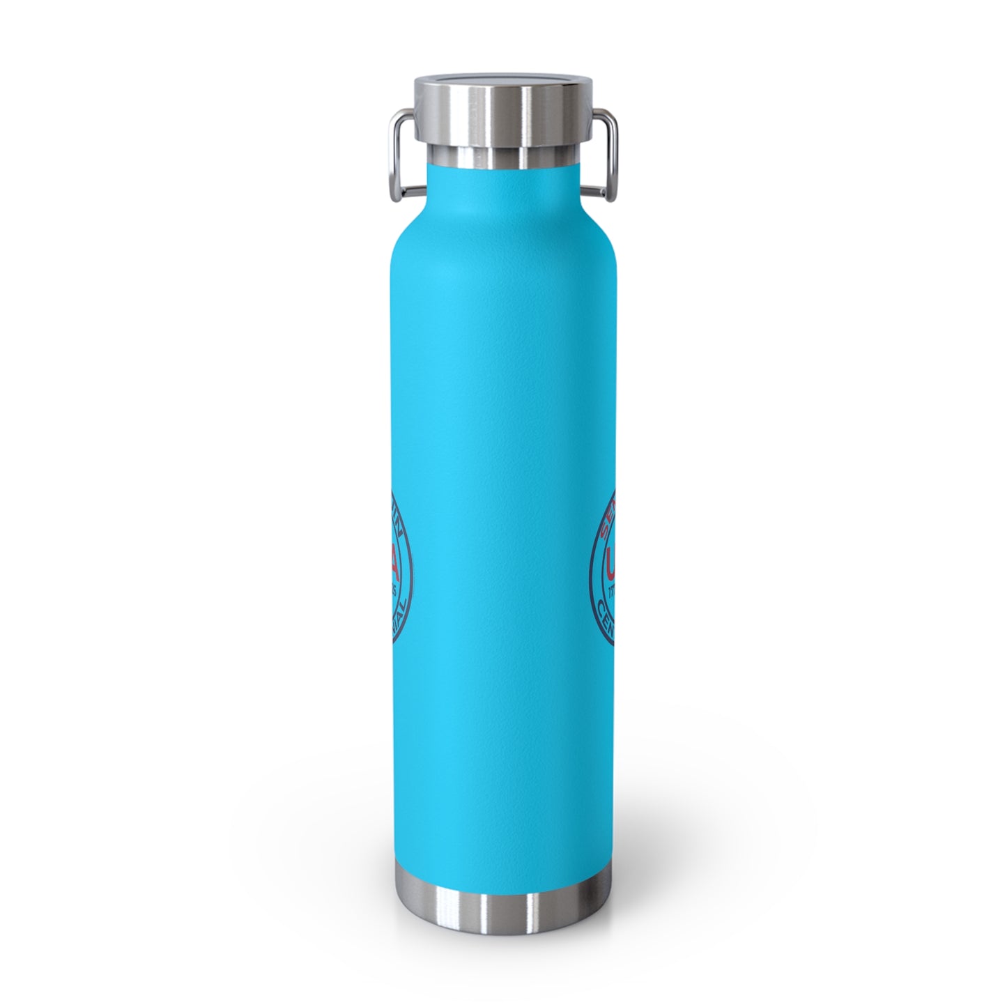 22oz SemiQuin USA Copper Insulated Water Bottle – Eco-Friendly Patriotic Gift
