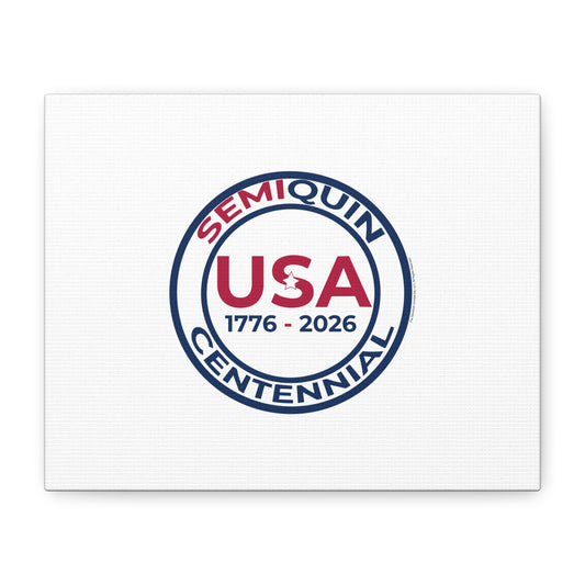 SemiQuin USA Centennial Canvas Wall Art – Patriotic Home Décor, 250-Year Commemorative Design, Gift for History Lovers, 4th of July Americana, Memorial Day Decoration