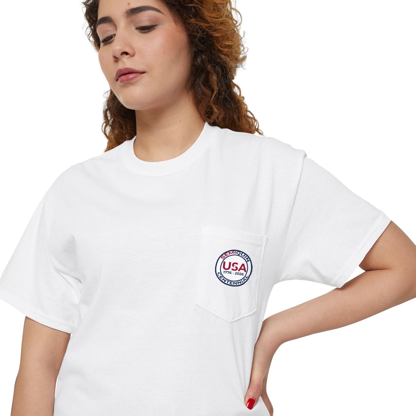 SemiQuin Unisex Pocket Tee – Comfortable Cotton for Everyday Wear