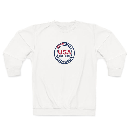 USA SemiQuin Bicentennial Seal Sweatshirt - 1776–2026 Patriotic Crewneck