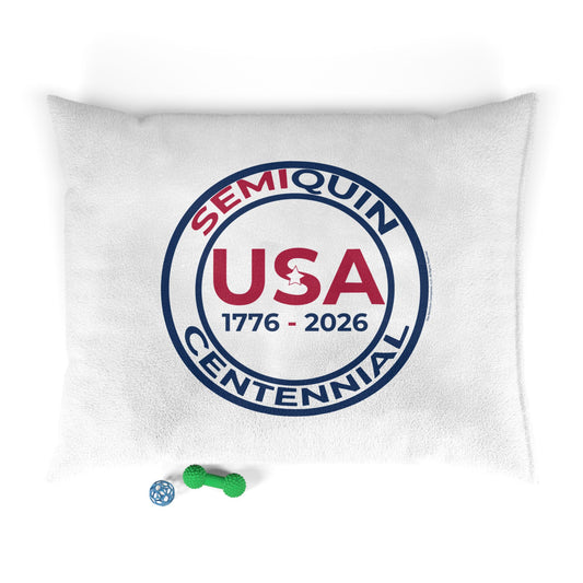 SemiQuin Pet Bed, Dog Bed, Cat Bed, American Dog Bed, Pet Cushion, Patriotic Pet Decor