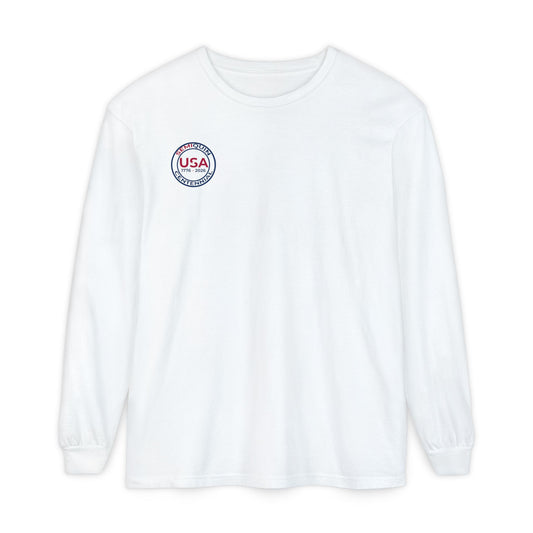 SemiQuin USA Long Sleeve T-Shirt — 1776–2026 Patriotic Tee