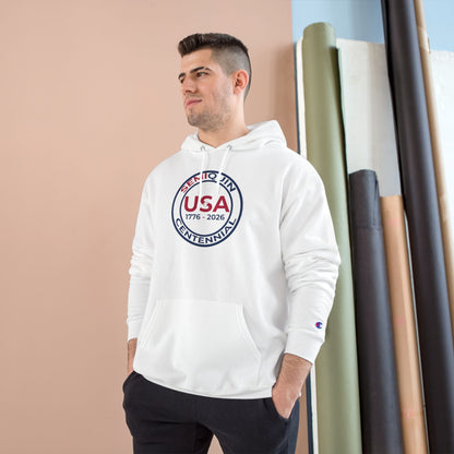 USA SemiQuin Hoodie — Patriotic 1776–2026 Emblem Pullover