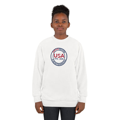 USA SemiQuin Bicentennial Seal Sweatshirt - 1776–2026 Patriotic Crewneck