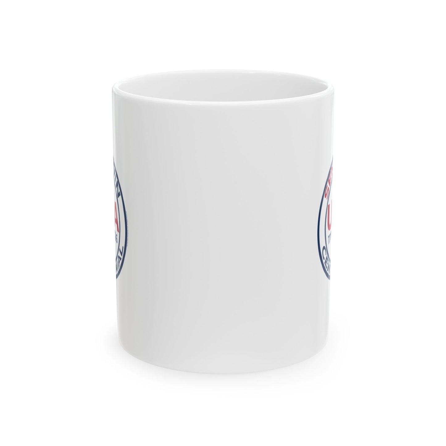 Semiquin Centennial Ceramic Mug | Patriotic Coffee Cup & Tea Mug | 250-Year Celebration Drinkware Gift