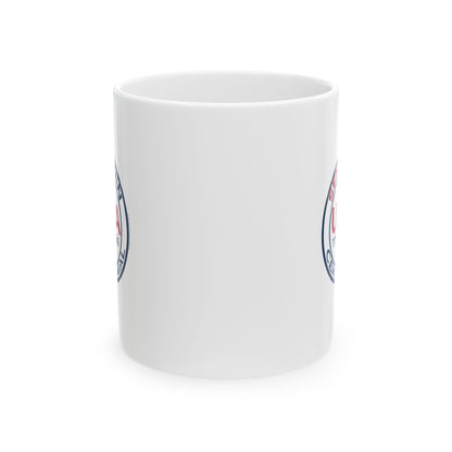 Semiquin Centennial Ceramic Mug | Patriotic Coffee Cup & Tea Mug | 250-Year Celebration Drinkware Gift