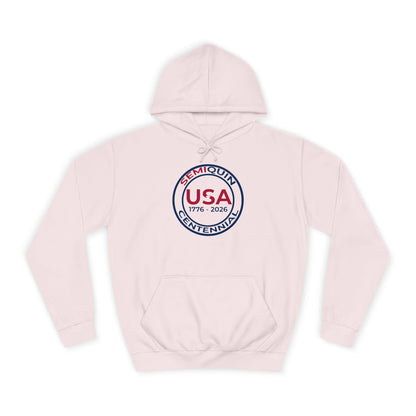 SemiQuin Cozy Unisex College Hoodie – Back to School Tools, SemiQuin School Year, Everyday Comfort for Campus, Festivals, and Chill Days