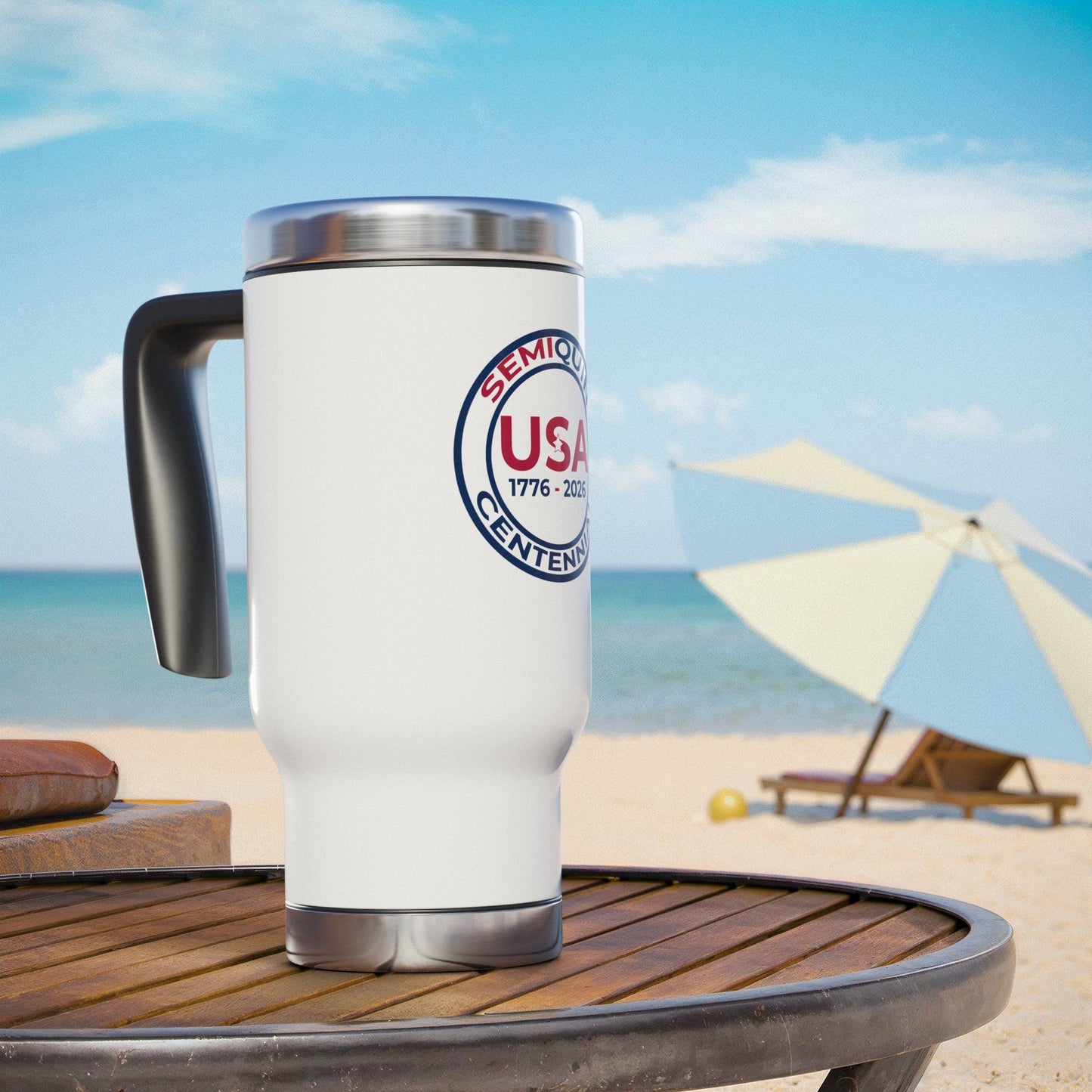 SemiQuin Stainless Steel School Year Travel Mug – Back to School Tools | Insulated Coffee Cup for Students, Teachers & Busy Days