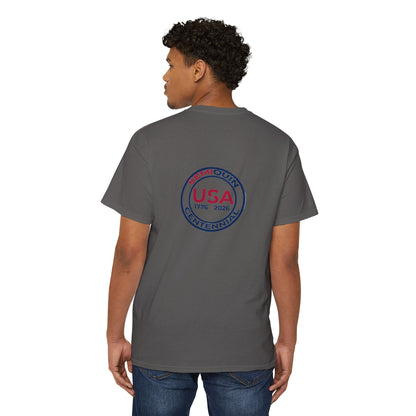 SemiQuin USA Graphic Pocket Tee | Casual Unisex T-Shirt | Summer Fashion | Everyday Wear | Great for Holidays