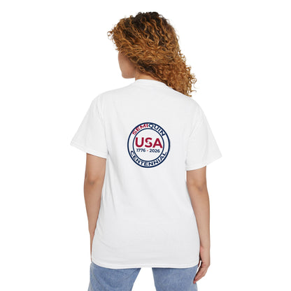 SemiQuin USA Graphic Pocket Tee | Casual Unisex T-Shirt | Summer Fashion | Everyday Wear | Great for Holidays