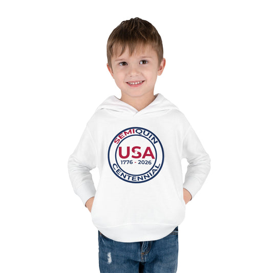 Toddler Hoodie - USA SemiQuin 1776–2026 Centennial Badge