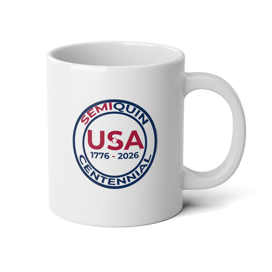 SemiQuin 20oz Jumbo Mug – Back to School Tools | Perfect Coffee Gift | SemiQuin School Gear, All Year!