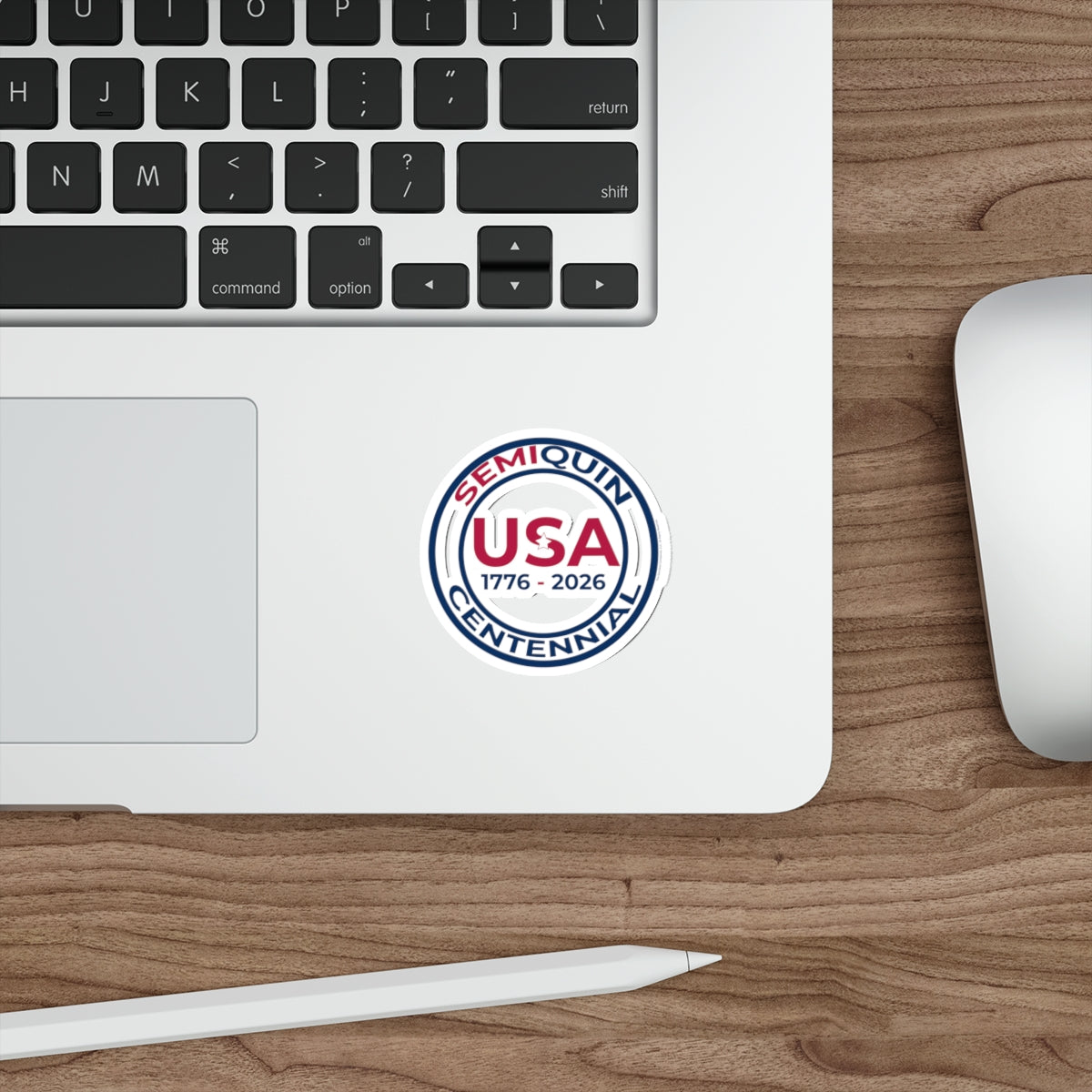 USA SemiQuin Die-Cut Stickers - Celebrate 250 Years of History!