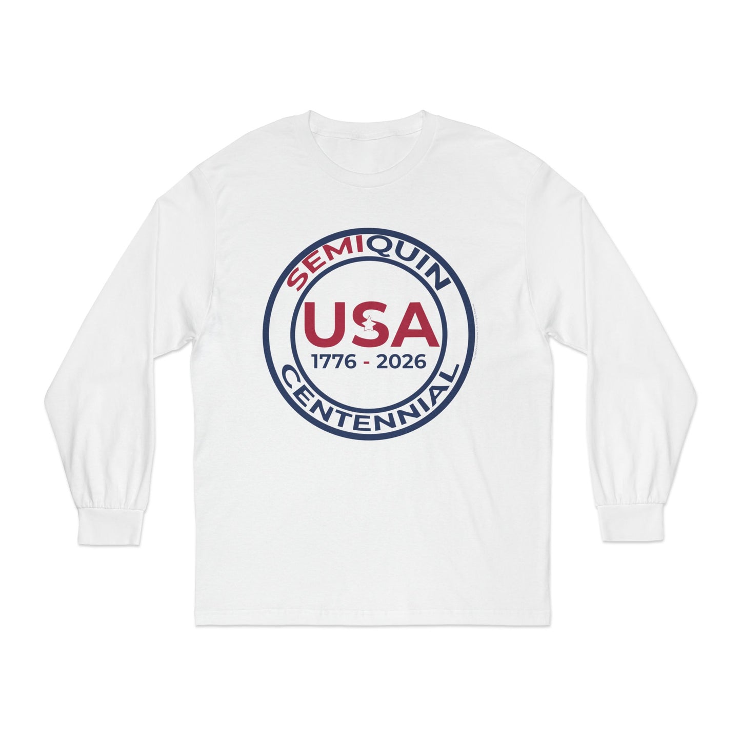 USA SemiQuin 1776–2026 Long Sleeve T-Shirt