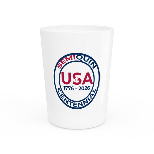 SemiQuin School Year Shot Glass — Fun Collectible Glass Cup for Students & Teachers