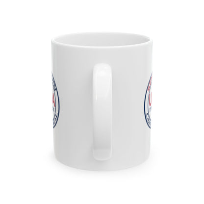 Semiquin Centennial Ceramic Mug | Patriotic Coffee Cup & Tea Mug | 250-Year Celebration Drinkware Gift