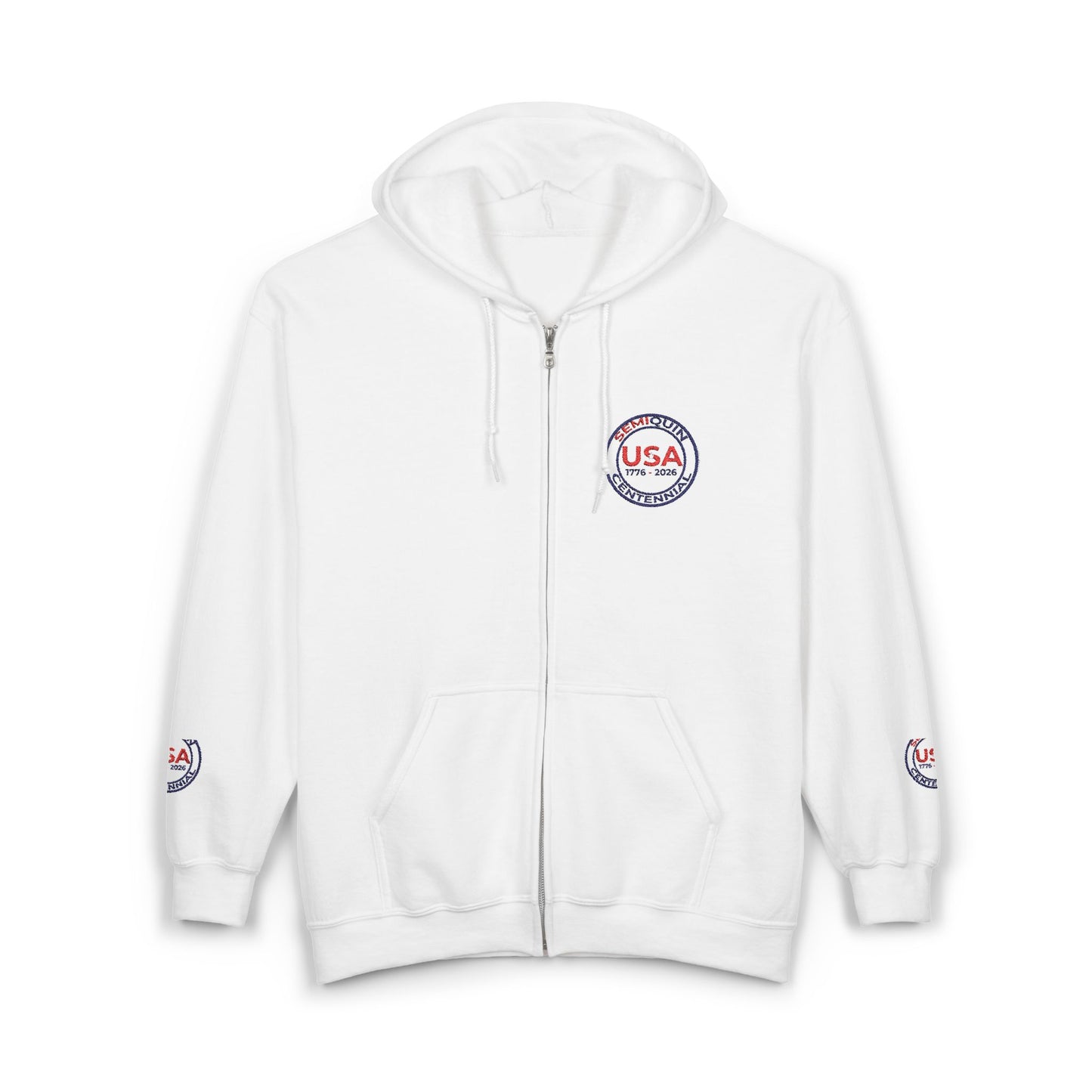 SemiQuin Unisex Heavy Blend™ Full Zip Hooded Sweatshirt