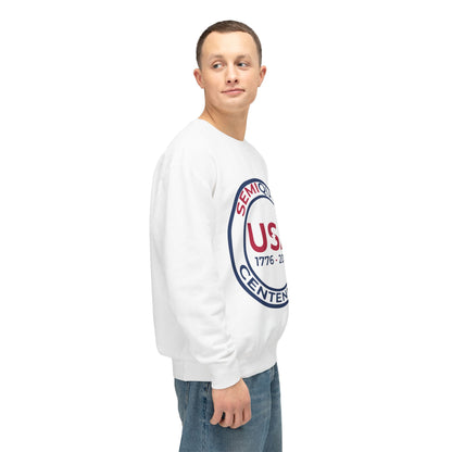USA SemiQuin Crewneck Sweatshirt — 1776–2026 Patriotic Pullover