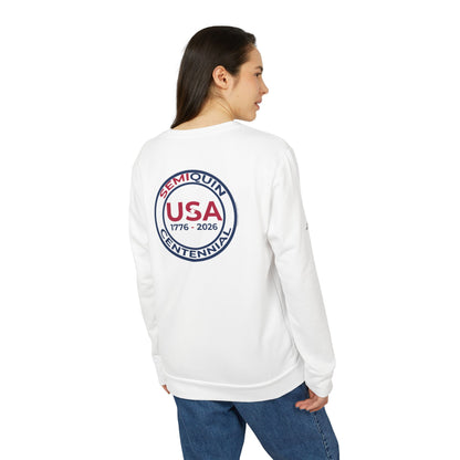 USA SemiQuin  Crewneck Sweatshirt — 1776–2026 Centennial Logo