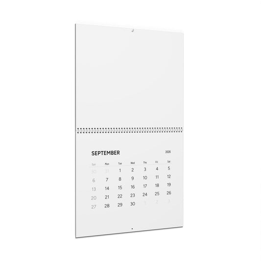 SemiQuin Minimalist Wall Calendar 2026 - Modern Design for Yearly Planning
