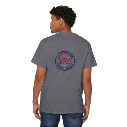 SemiQuin USA Graphic Pocket Tee | Casual Unisex T-Shirt | Summer Fashion | Everyday Wear | Great for Holidays