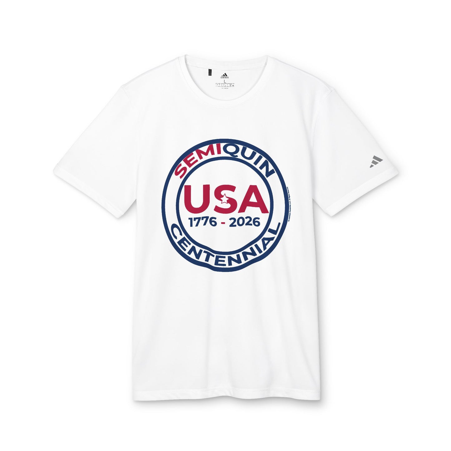 USA SemiQuin Centennial Sport T-Shirt | Unisex Patriotic Athletic Tee | 250-Year Celebration Apparel