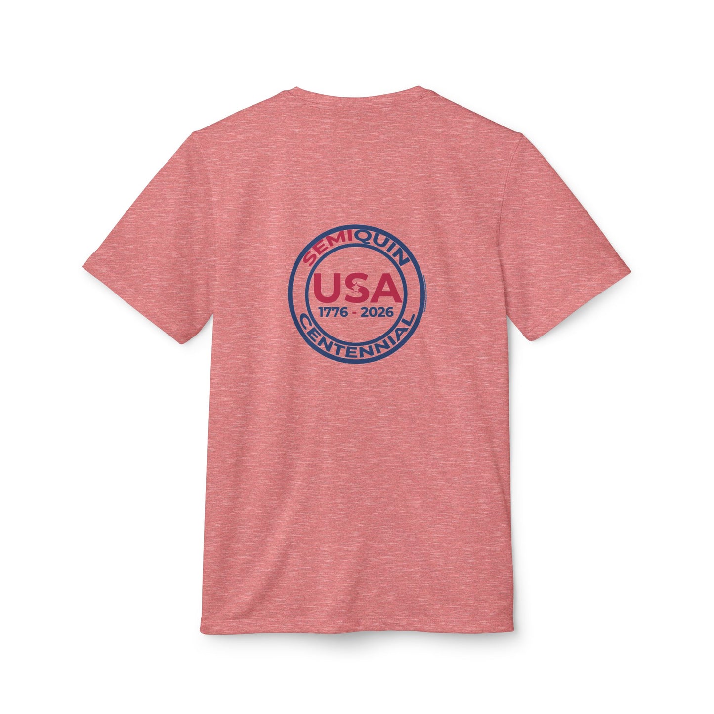 USA SemiQuin Centennial Sport T-Shirt | Unisex Patriotic Athletic Tee | 250-Year Celebration Apparel