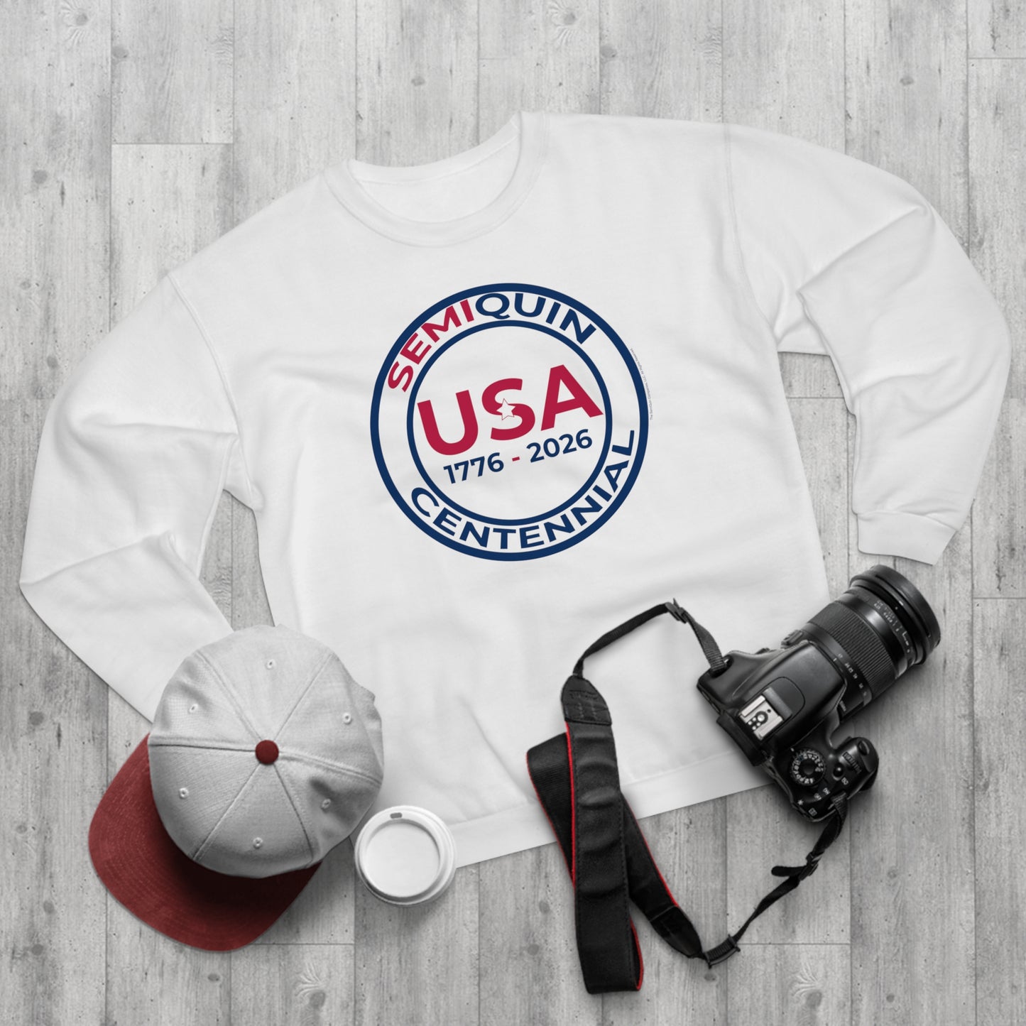 USA SemiQuin 1776–2026 Crewneck Sweatshirt