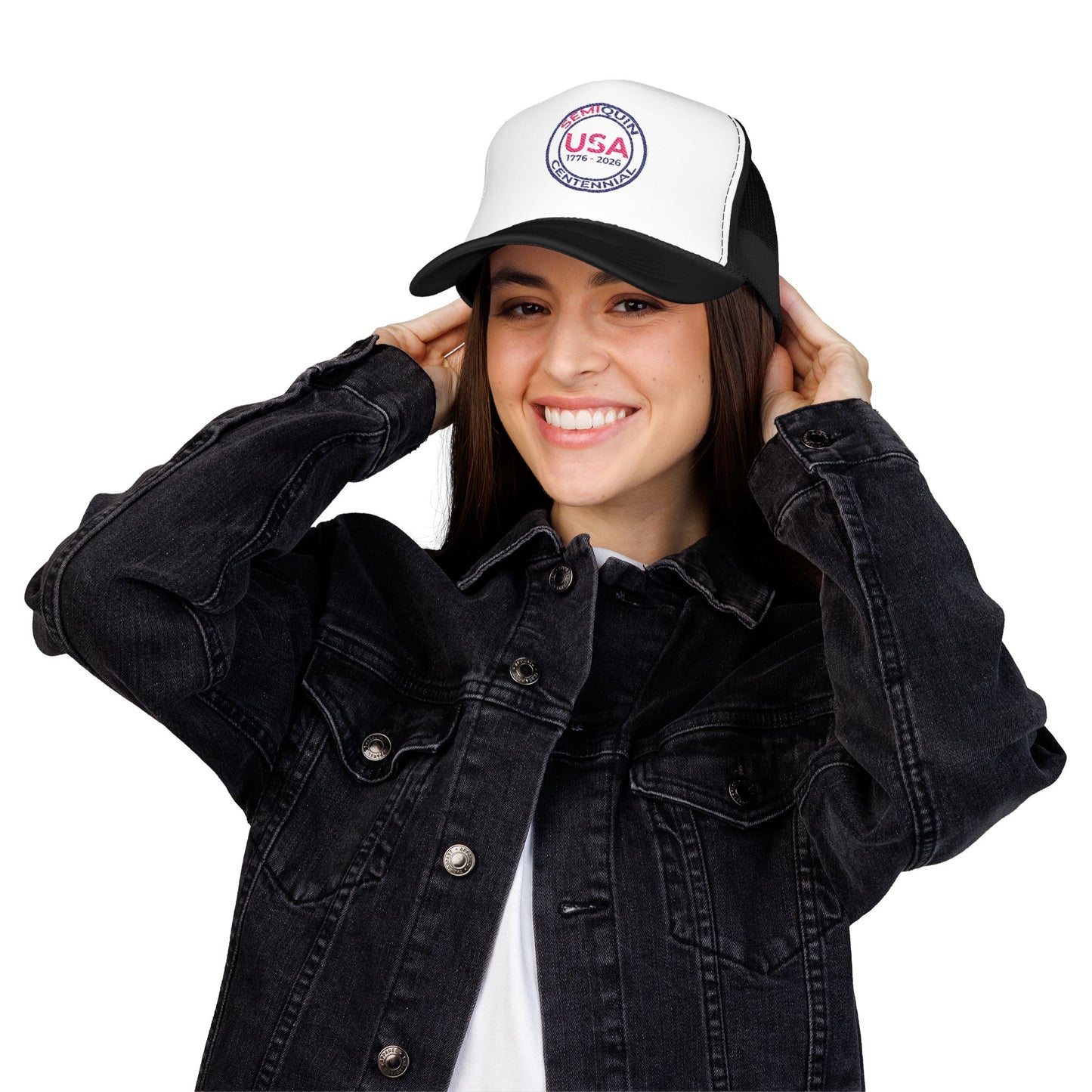 SemiQuin School Year Foam Trucker Hat – Back to School Tools | Adjustable Cap for Students, Teachers & Campus Style