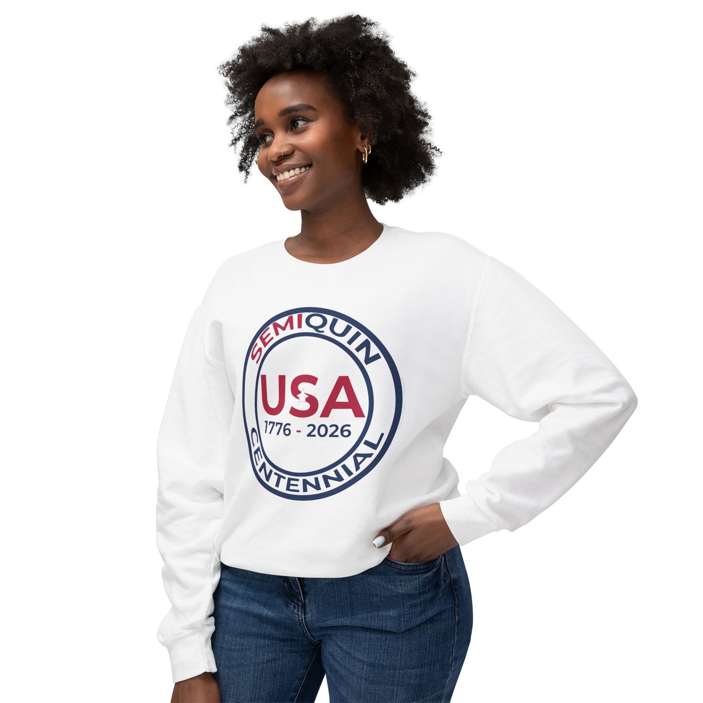 USA SemiQuin 1776-2026 Crewneck Sweatshirt