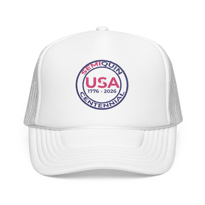 SemiQuin School Year Foam Trucker Hat – Back to School Tools | Adjustable Cap for Students, Teachers & Campus Style