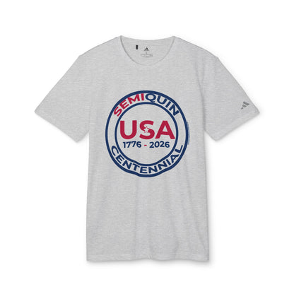 USA SemiQuin Centennial Sport T-Shirt | Unisex Patriotic Athletic Tee | 250-Year Celebration Apparel