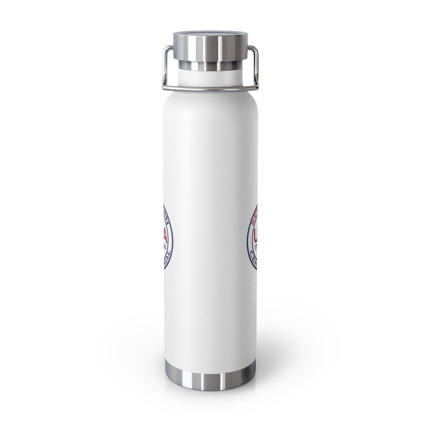 22oz SemiQuin USA Copper Insulated Water Bottle – Eco-Friendly Patriotic Gift