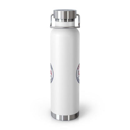 22oz SemiQuin USA Copper Insulated Water Bottle – Eco-Friendly Patriotic Gift