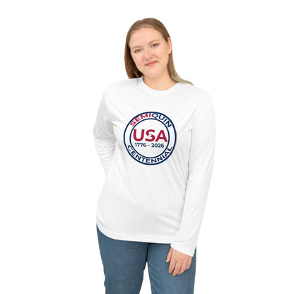 USA SemiQuin 1776–2026 Performance Long Sleeve Shirt