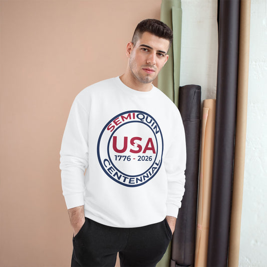 SemiQuin USA Sweatshirt — "USA 1776–2026" Patriotic Semi-Quin Celebration