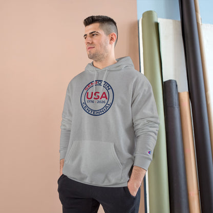 USA SemiQuin Hoodie — Patriotic 1776–2026 Emblem Pullover