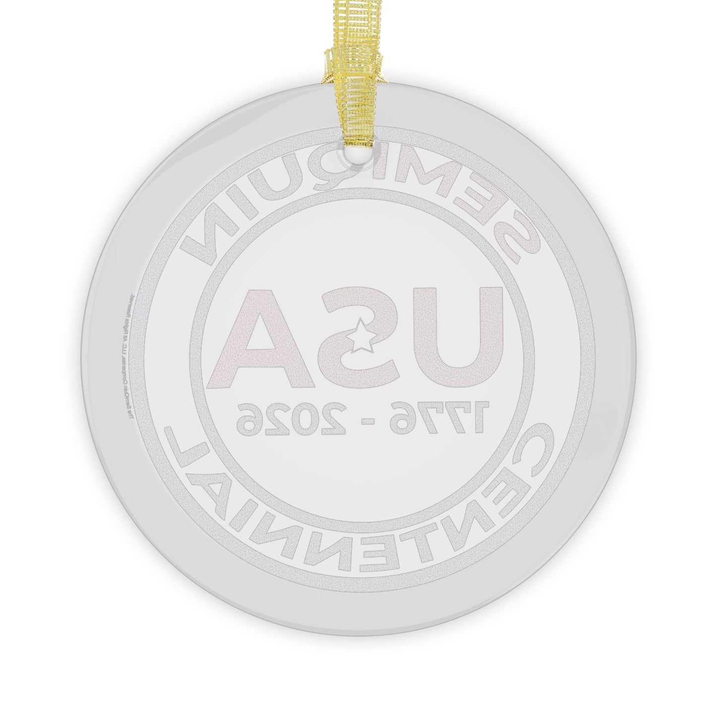 SemiQuin Glass Ornaments