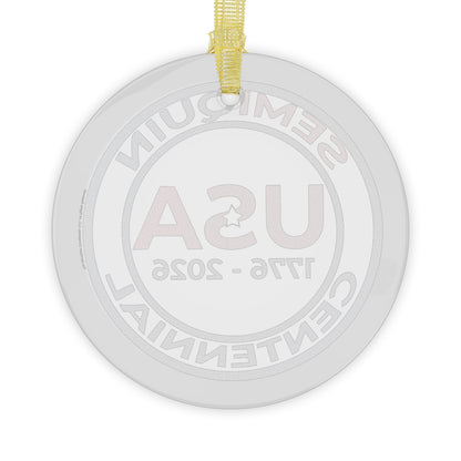 SemiQuin Glass Ornaments