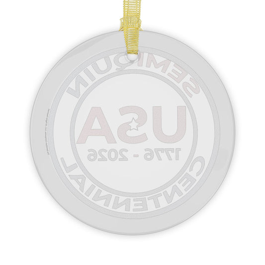 SemiQuin Glass Ornaments
