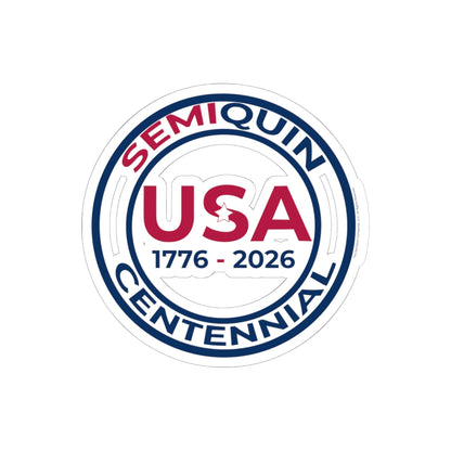 SemiQuin Patriotic Kiss-Cut Stickers | Centennial Celebration, USA Pride Laptop & Journal Decor, Party Favors, Gift Ideas