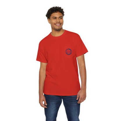 SemiQuin USA Graphic Pocket Tee | Casual Unisex T-Shirt | Summer Fashion | Everyday Wear | Great for Holidays