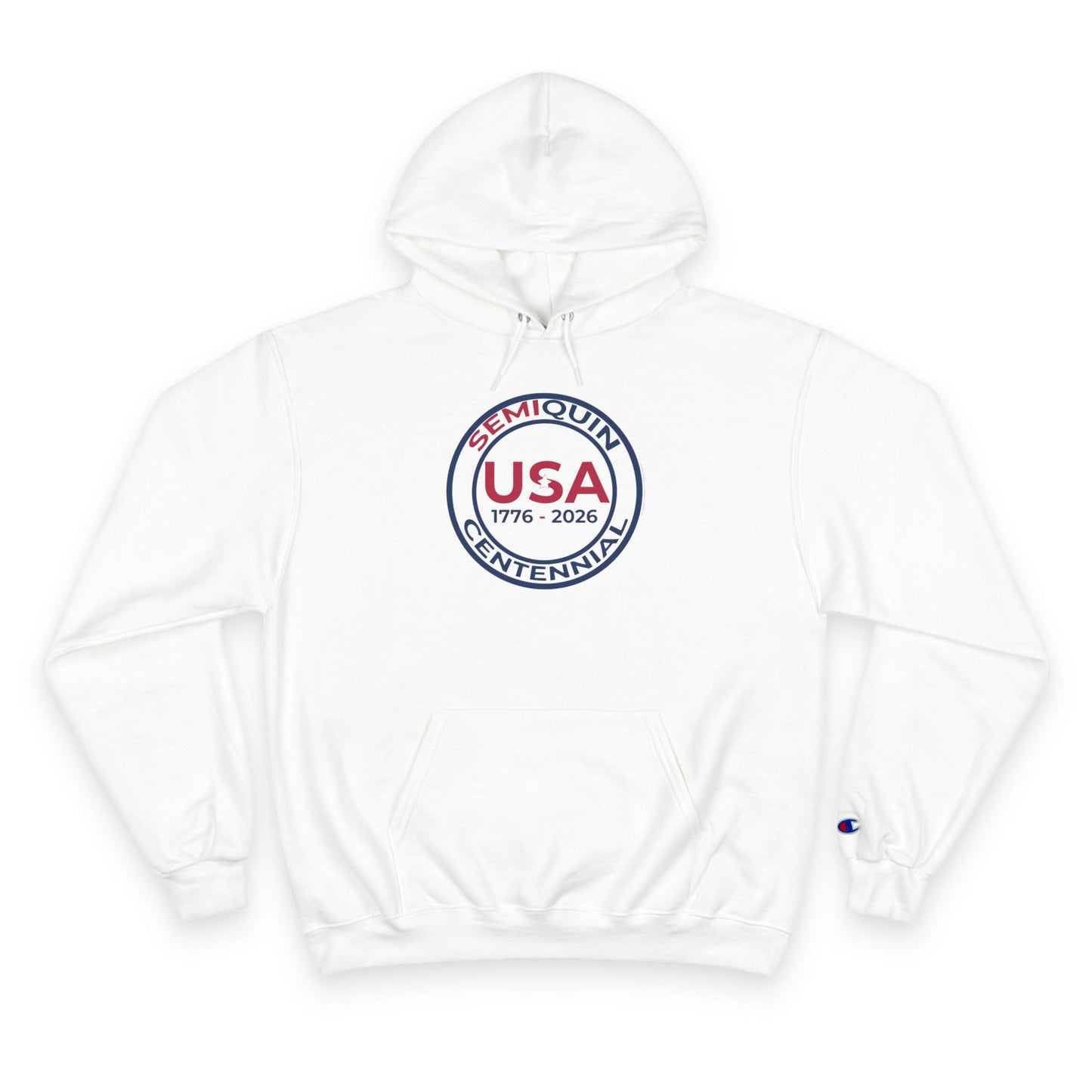 USA SemiQuin Hoodie — Patriotic 1776–2026 Emblem Pullover