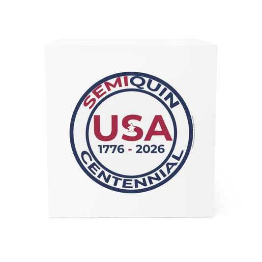 Centennial Note Cube SemiQuin USA 1776–2026 Patriotic Desk Accessory for Home & Office