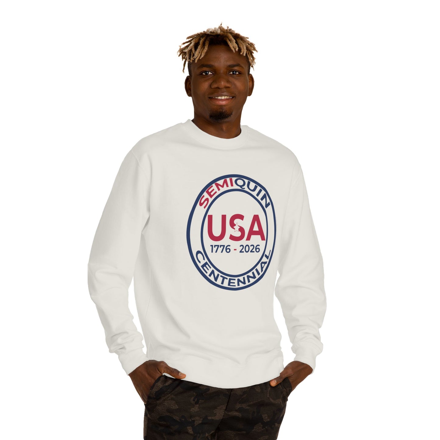 USA SemiQuin  Semiquincentennial 1776–2026 Crewneck Sweatshirt