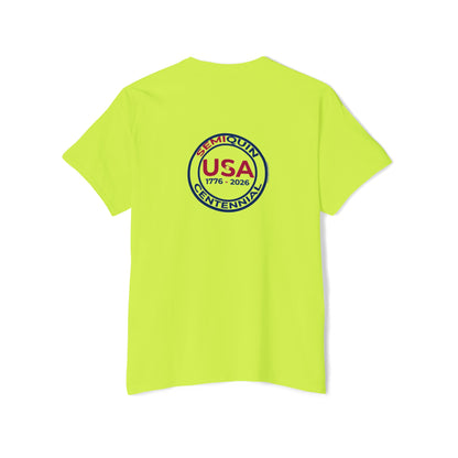 SemiQuin USA Graphic Pocket Tee | Casual Unisex T-Shirt | Summer Fashion | Everyday Wear | Great for Holidays