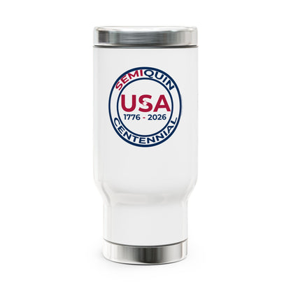 SemiQuin Stainless Steel School Year Travel Mug – Back to School Tools | Insulated Coffee Cup for Students, Teachers & Busy Days