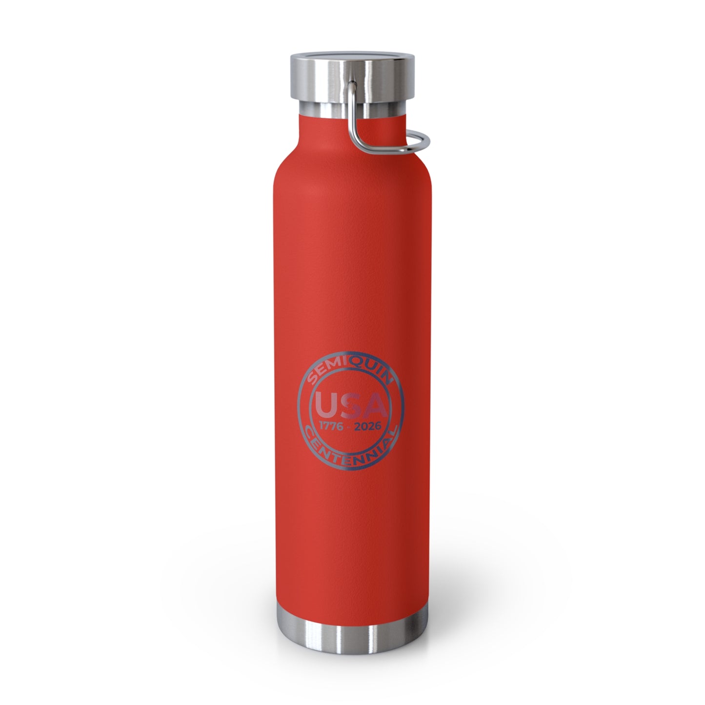 22oz SemiQuin USA Copper Insulated Water Bottle – Eco-Friendly Patriotic Gift
